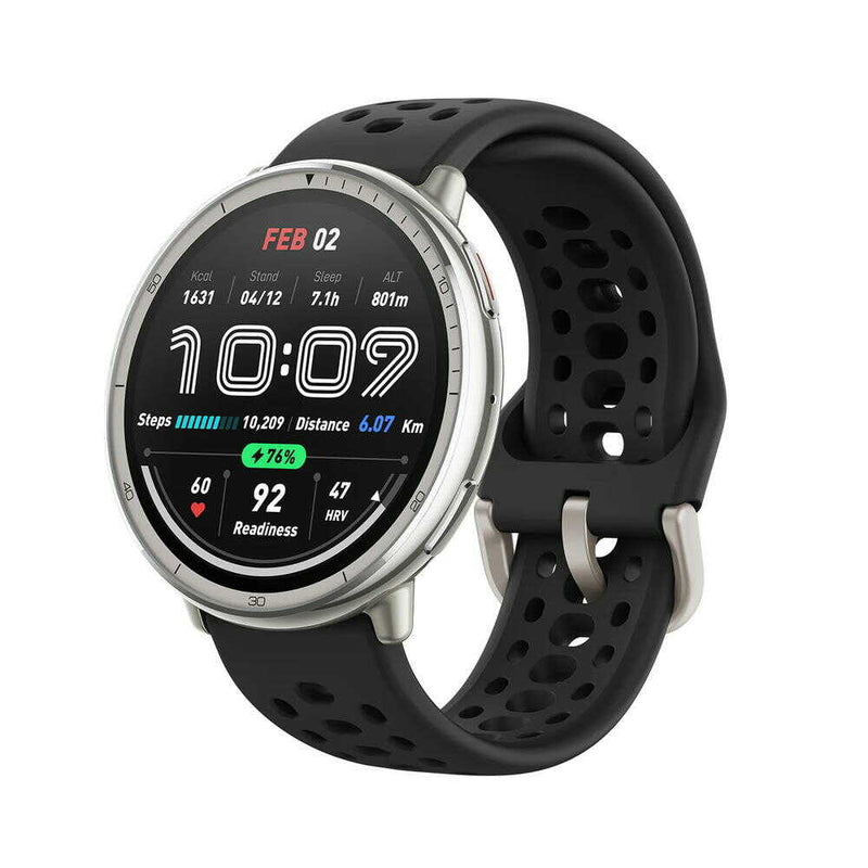 アースリボーン Amazfit Active 2 （Round） ブラックシリコン