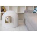 猫用トイレ スノードーム型 メーカー直送 ▼返品・キャンセル不可【他商品との同時購入不可】