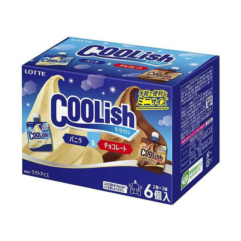 ◆［アイス］ ロッテ クーリッシュ マルチ バニラ＆チョコレート 480ml×8個  メーカー直送 クール便 ▼返品・キャンセル不可【他商品との同時購入不可】