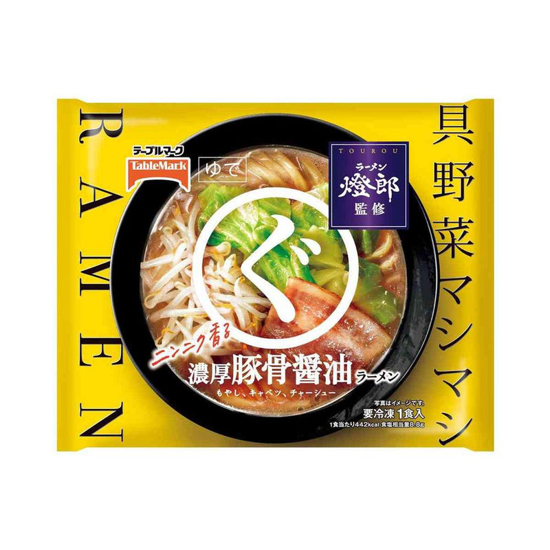 ◇テーブルマーク 燈郎監修 まるぐ 濃厚 豚骨 醤油 ラーメン334g×14