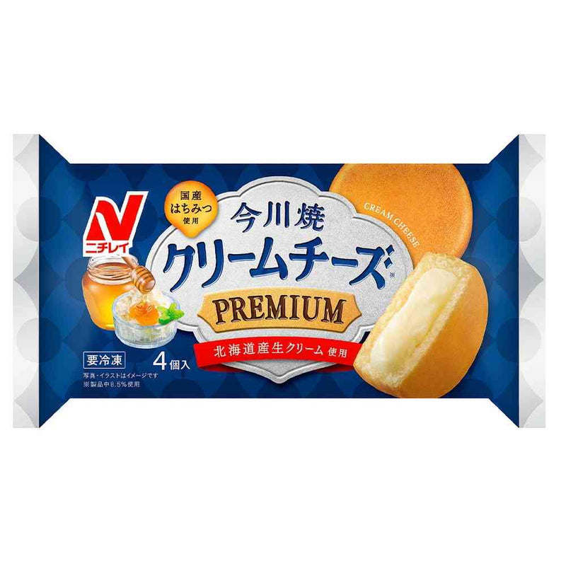 ◇ニチレイ 今川焼（クリームチーズ プレミアム）4個入×12袋【直送品