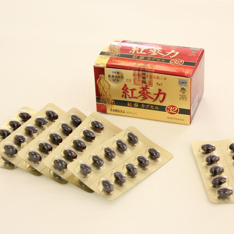 红参胶囊32粒60粒