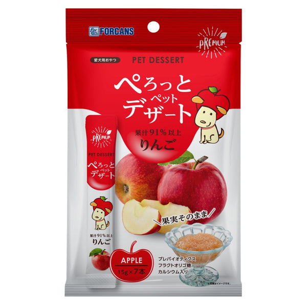 ぺろっとペットデザートりんご  105g（15g×7本）