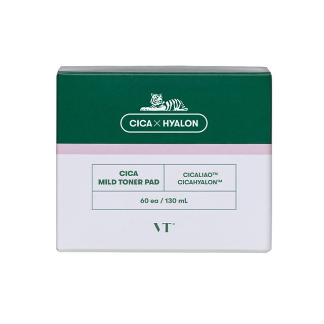 VT Shika Mild Toner Pad 60 sheets