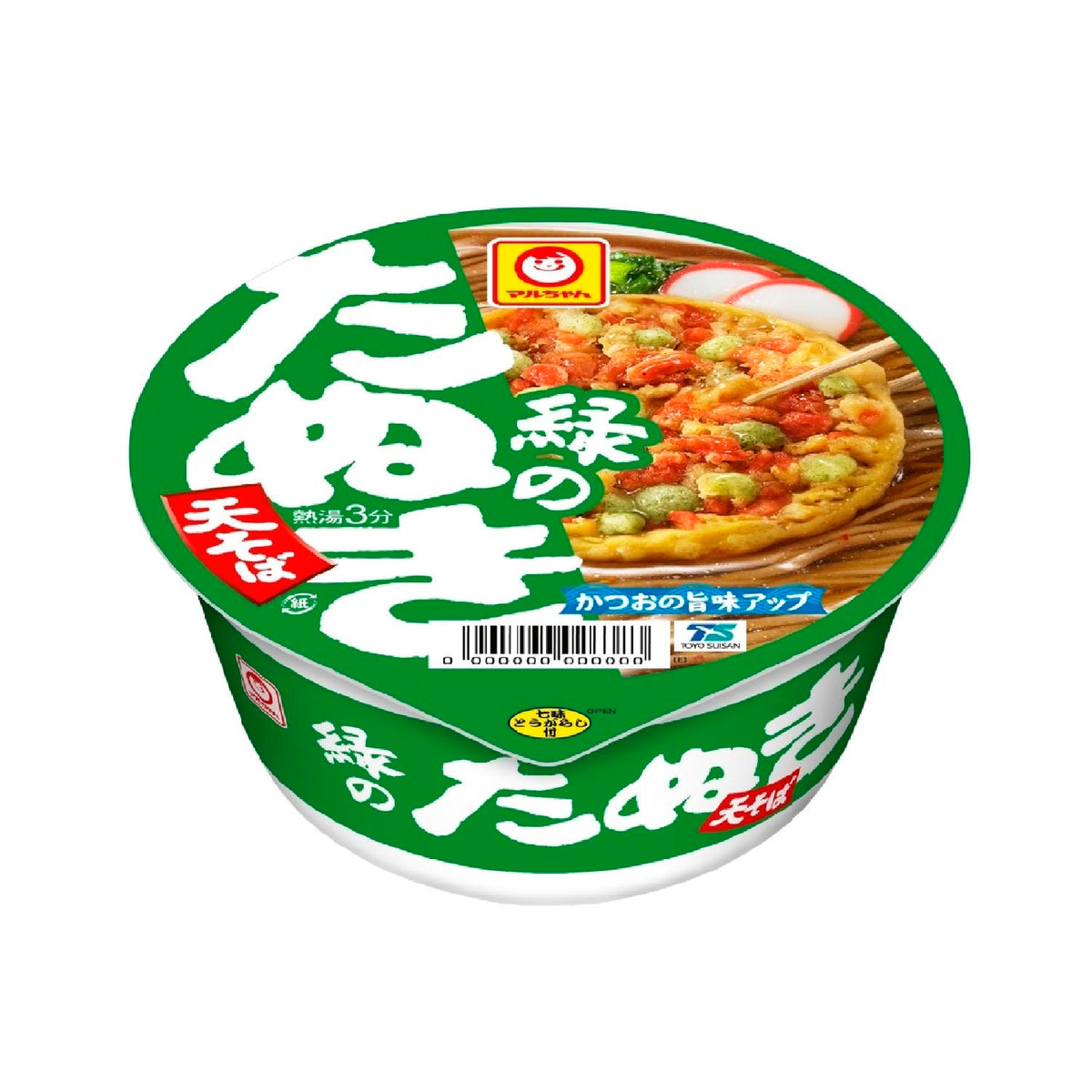 ◇東洋水産 マルちゃん 緑のたぬき天そば 東 101g