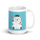 【サンドラッグ Online Store限定】サンドラッコ博士 ブルー- 光沢マグカップ（ホワイト）メーカー直送 返品不可 送料無料対象外