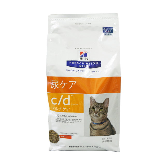 Hills Prescription Diet for cats c/d multicare 泌尿护理 2kg 度