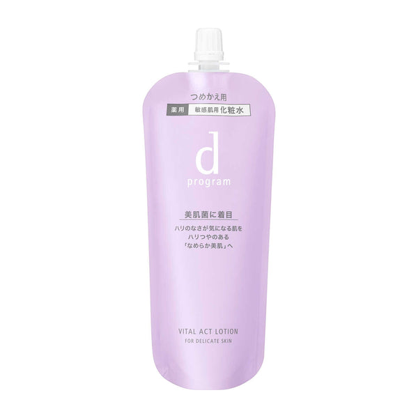 [医药部外品] Shiseido d program vital act 化妆水补充装 120ml