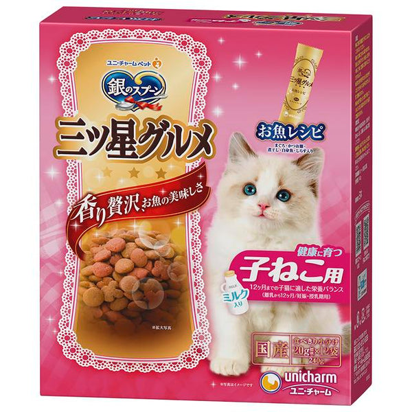 尤妮佳 3 星极品鱼食谱 健康小猫 240g