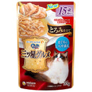 ユニチャーム 三ツ星グルメパウチ とろみ仕立て 15歳頃から まぐろにしらす添え 35g