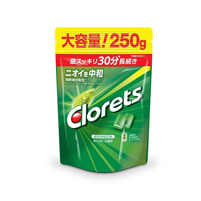 Chlorets XP original mint stand pouch 250g
