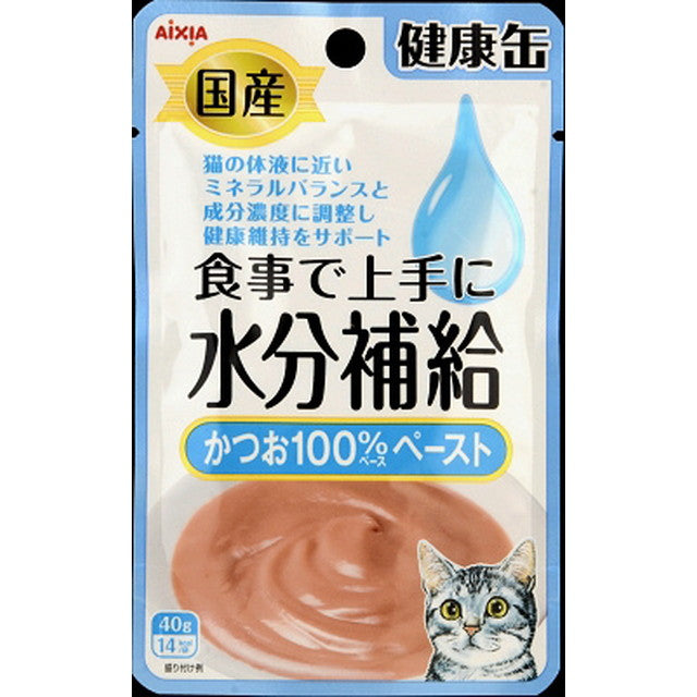 国産 健康缶パウチ 水分補給 かつおペースト40g