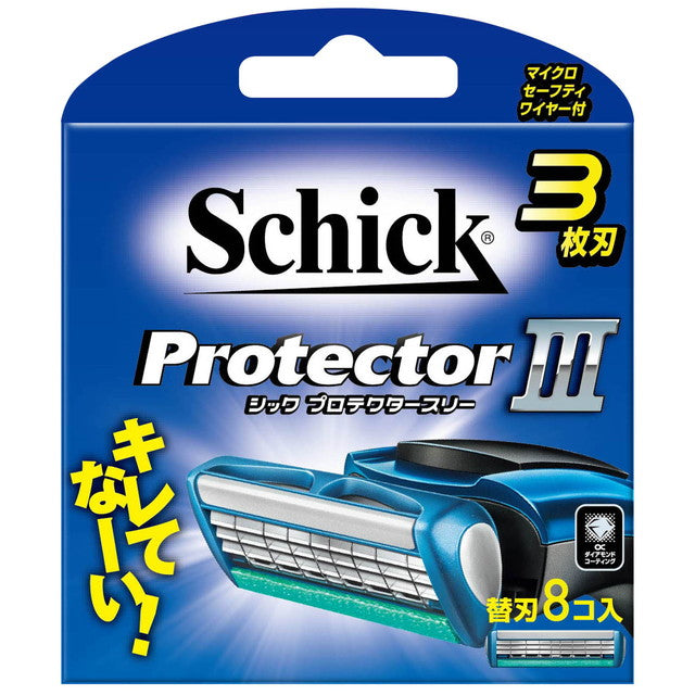Schick Protector Three Spare blades 8 pieces