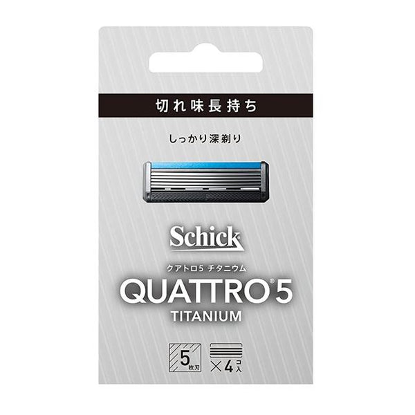 Quattro 5 钛备用刀片（4 件）