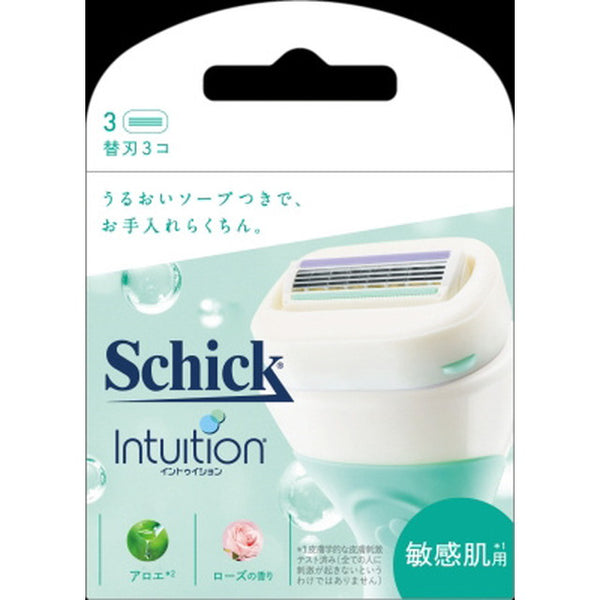 Schick intuition 替刃 敏感肌用 4個セット - 脱毛・除毛