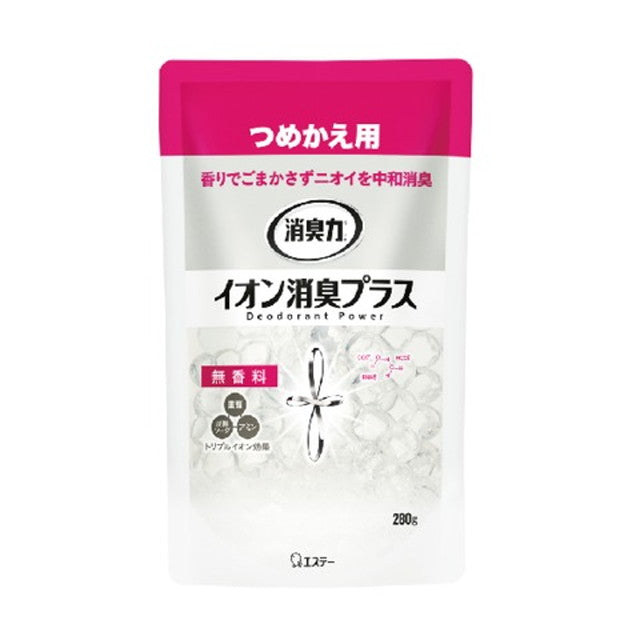 エステー 消臭力クリアビーズ イオン消臭プラス つめかえ 280g