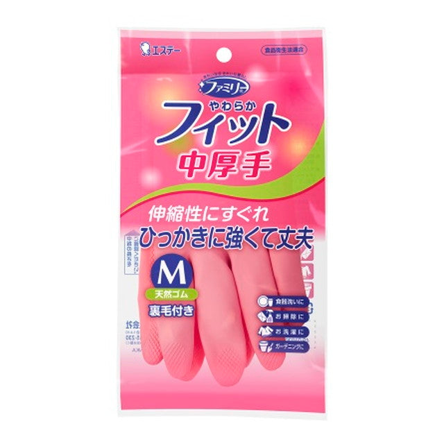 Esthetic Family Soft Fit Natural Rubber Medium Thick M 粉色 1对