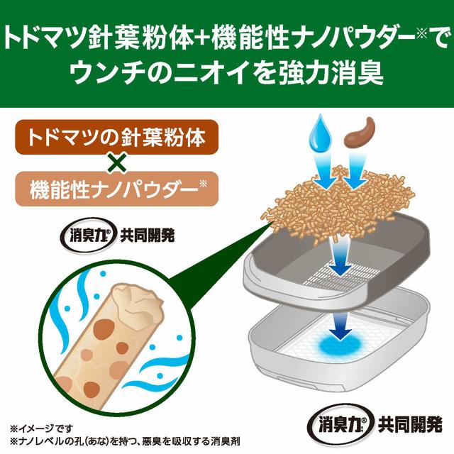 エステーペット 実感消臭チップ 猫のシステムトイレ用 2.5L　