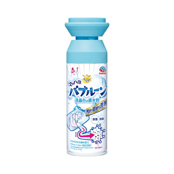 Earth Corporation Raku Hapi Mach泡泡洗脸盆排水管200ml