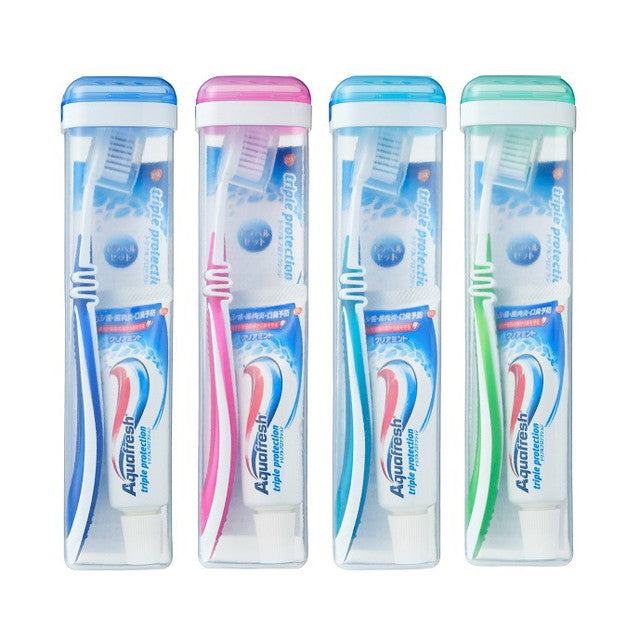 【医药部外品】GlaxoSmithKline Aquafresh Travel Set Soft Case ○颜色无法选择