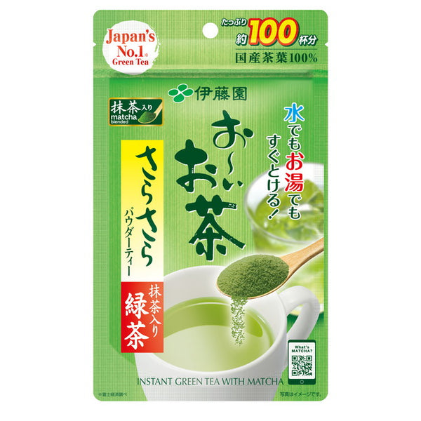 ◆伊藤園 お〜いお茶 抹茶入りさらさら緑茶 80g