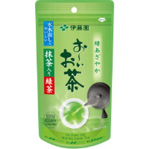 ◆伊藤園 お〜いお茶 抹茶入り緑茶 100G