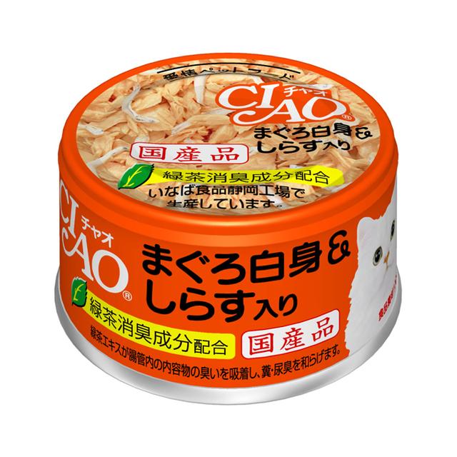 いなば チャオ まぐろ白身 しらす入り 85g