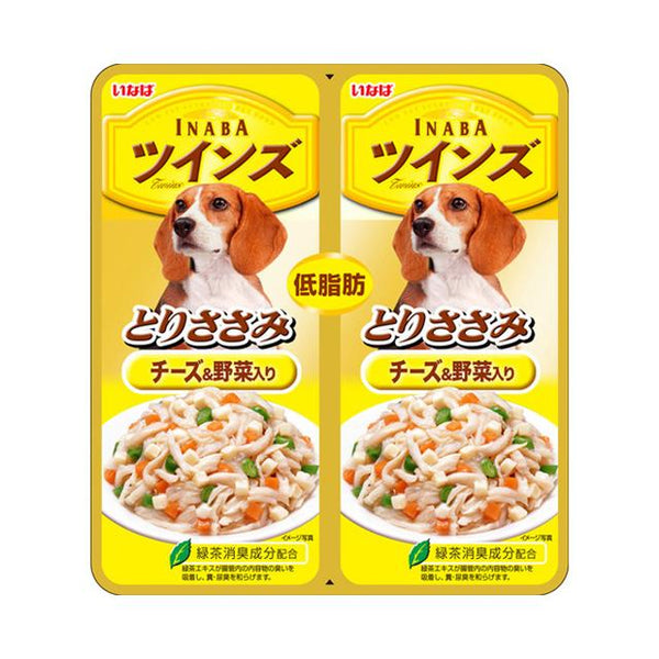 Inaba Twins chicken fillet cheese &amp; vegetables 80g