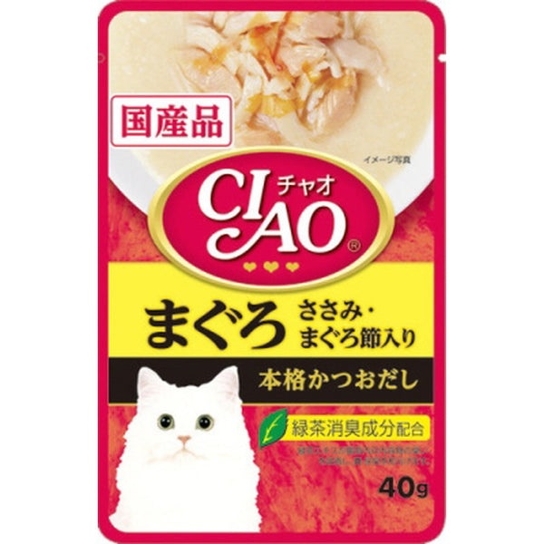 CIAO 袋装金枪鱼配鱼片和金枪鱼片