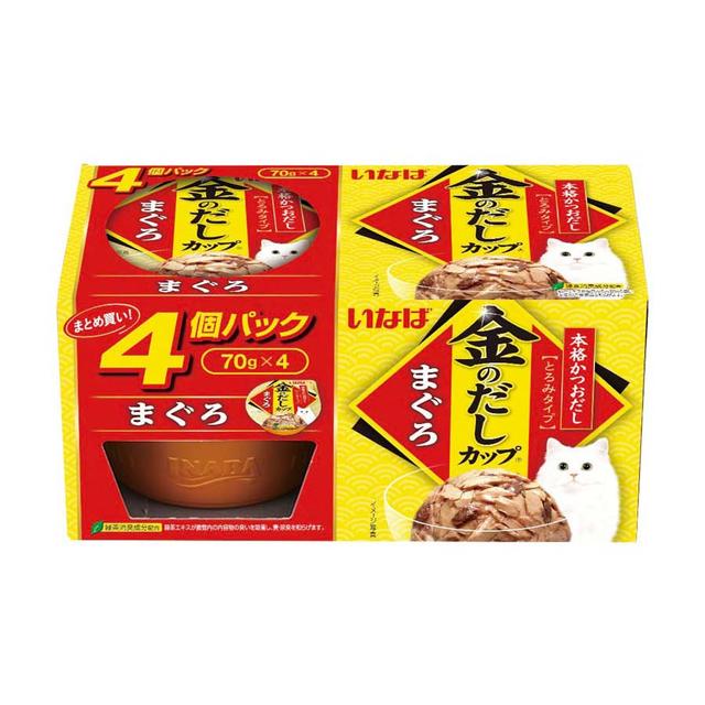 いなば 金のだしカップ まぐろ 70g×4個パック