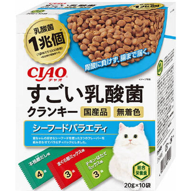 CIAO Sugoi Lactobacillus Cranky Seafood Variety