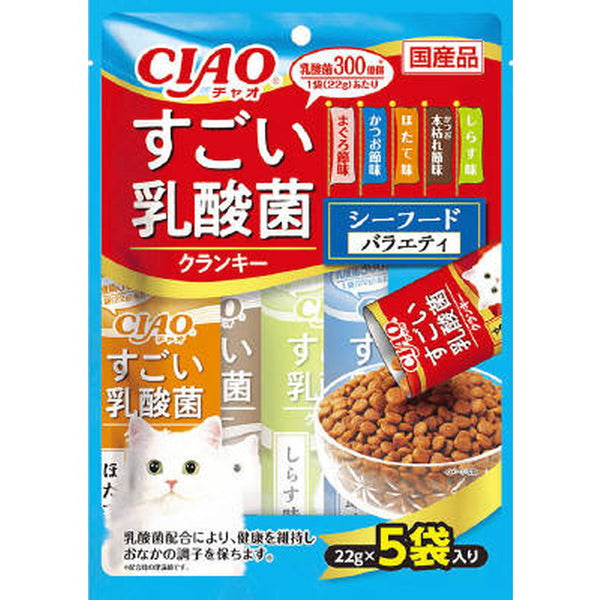 CIAO Sugoi Lactobacillus Cranky Seafood Variety