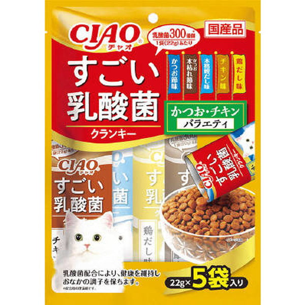 CIAO Sugoi Lactic Acid Bacteria Cranky Bonito/Chicken Variety