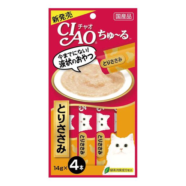 いなば チャオ ちゅ〜る とりささみ 14g×4P