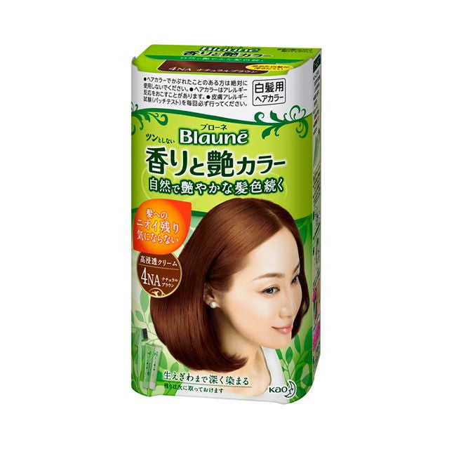 [Quasi-drug] Kao Burone Fragrance and Luster Color Cream 4NA Natural Brown
