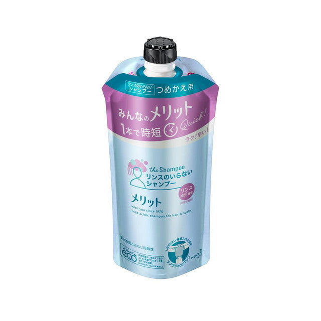 [Quasi-drug] Kao Merit Rinse-Free Shampoo Refill 340ml *