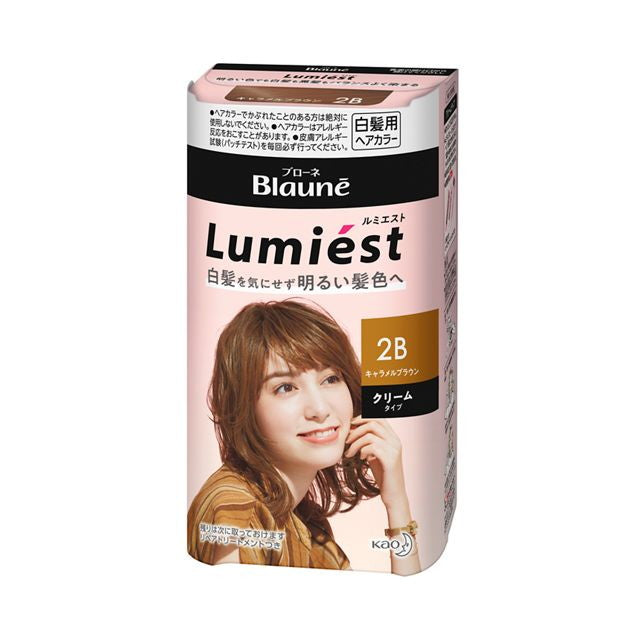 [医药部外品]Kao Browne Lumiest Hair Color 2B Caramel Brown 108g *☆