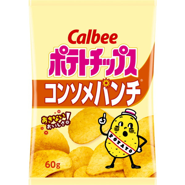 Calbee Potato Chips Consomme Punch 60g