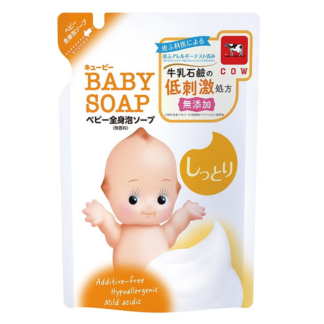 Milk Soap Kewpie Moist Whole Body Baby Soap 泡沫型替换装 350ml