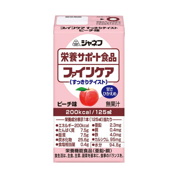 ◆キューピージャネフファインケアすっきりテイストピーチ風味125ml