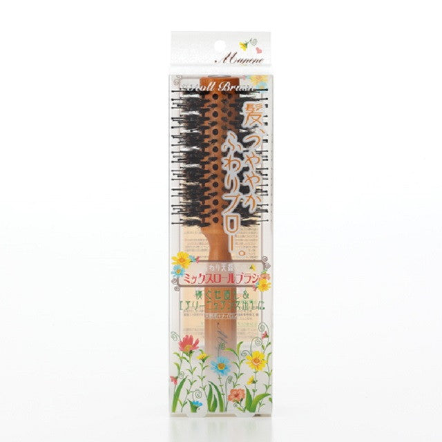Mapepe Fluffy Natural Hair Mix Roll Brush