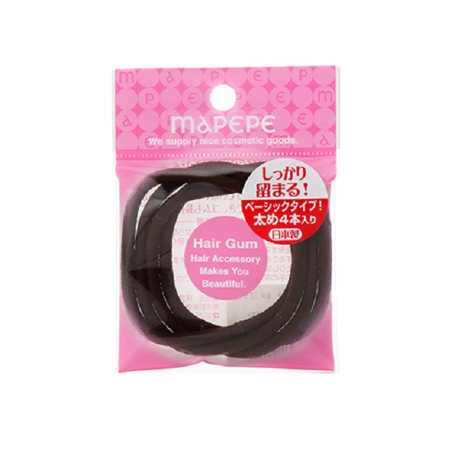 Shanti Mapepe rubber ring thick 4 pieces brown