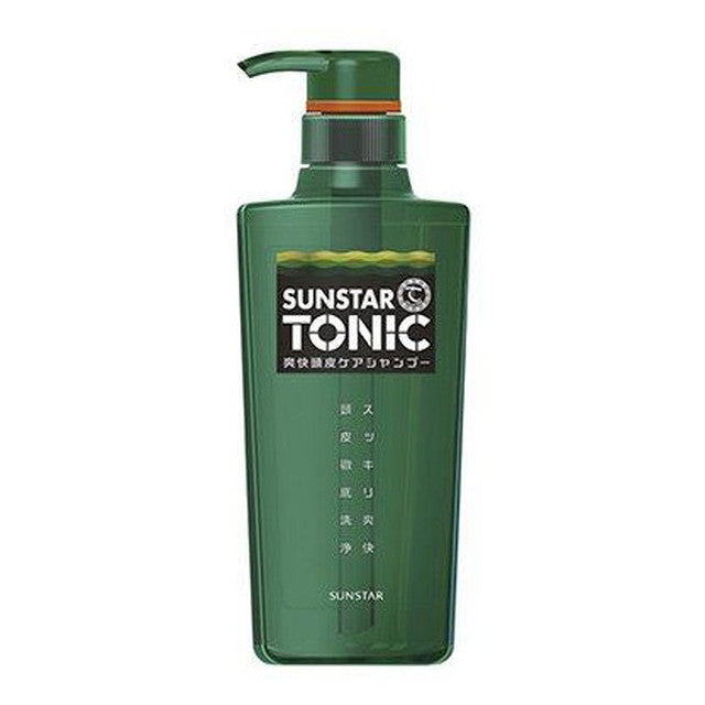 Sunstar tonic refreshing scalp care shampoo body 480ml