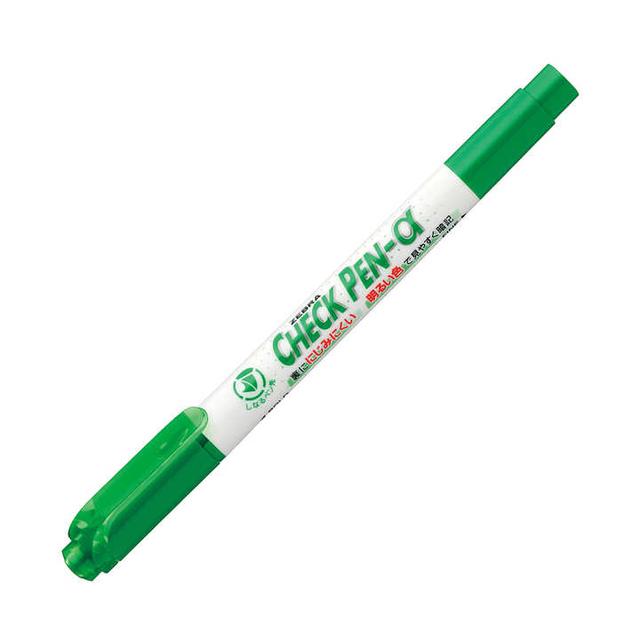チェックペンα 緑