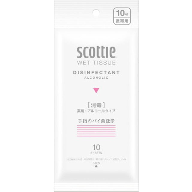 Scotty Wet Tissue Disinfection 10 Sheets