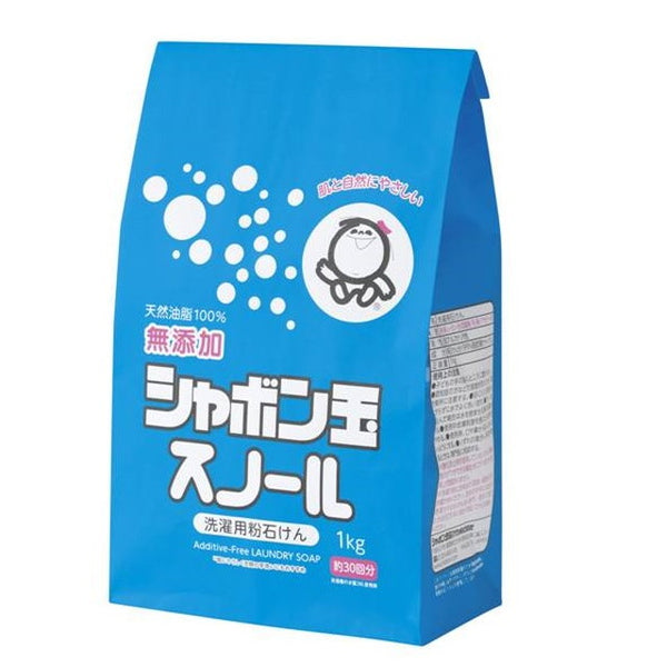 Shabondama powder soap Snowol paper bag 1kg