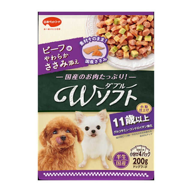 W soft 11 years old or older Beef Flavor Grain・Chicken 200G