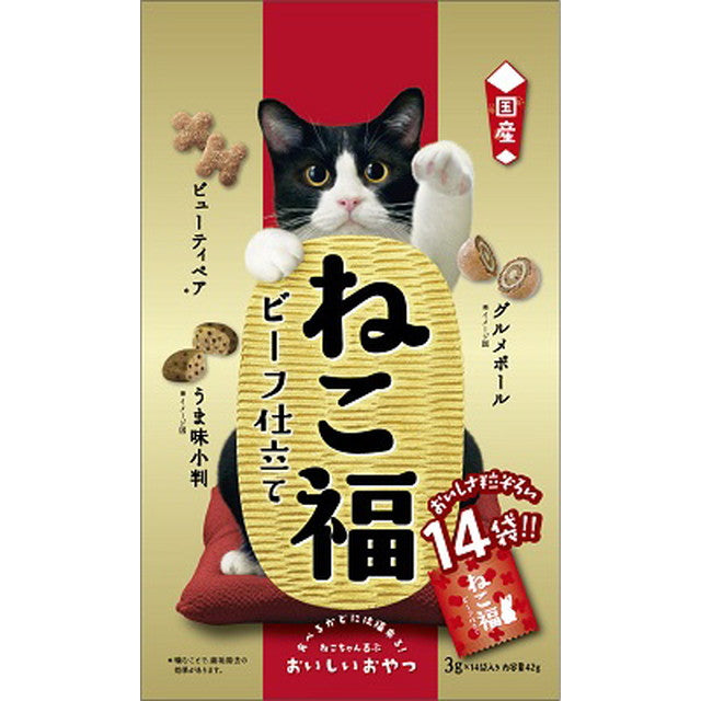 ねこ福 ビーフ仕立て 3g×14袋