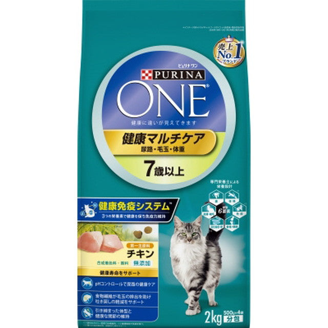 Purina One Cat Health Multi Care 7+ 鸡肉 2.0kg