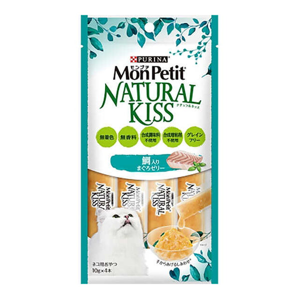 Monpuchi Natural Kiss 金枪鱼果冻配鲷鱼 40g